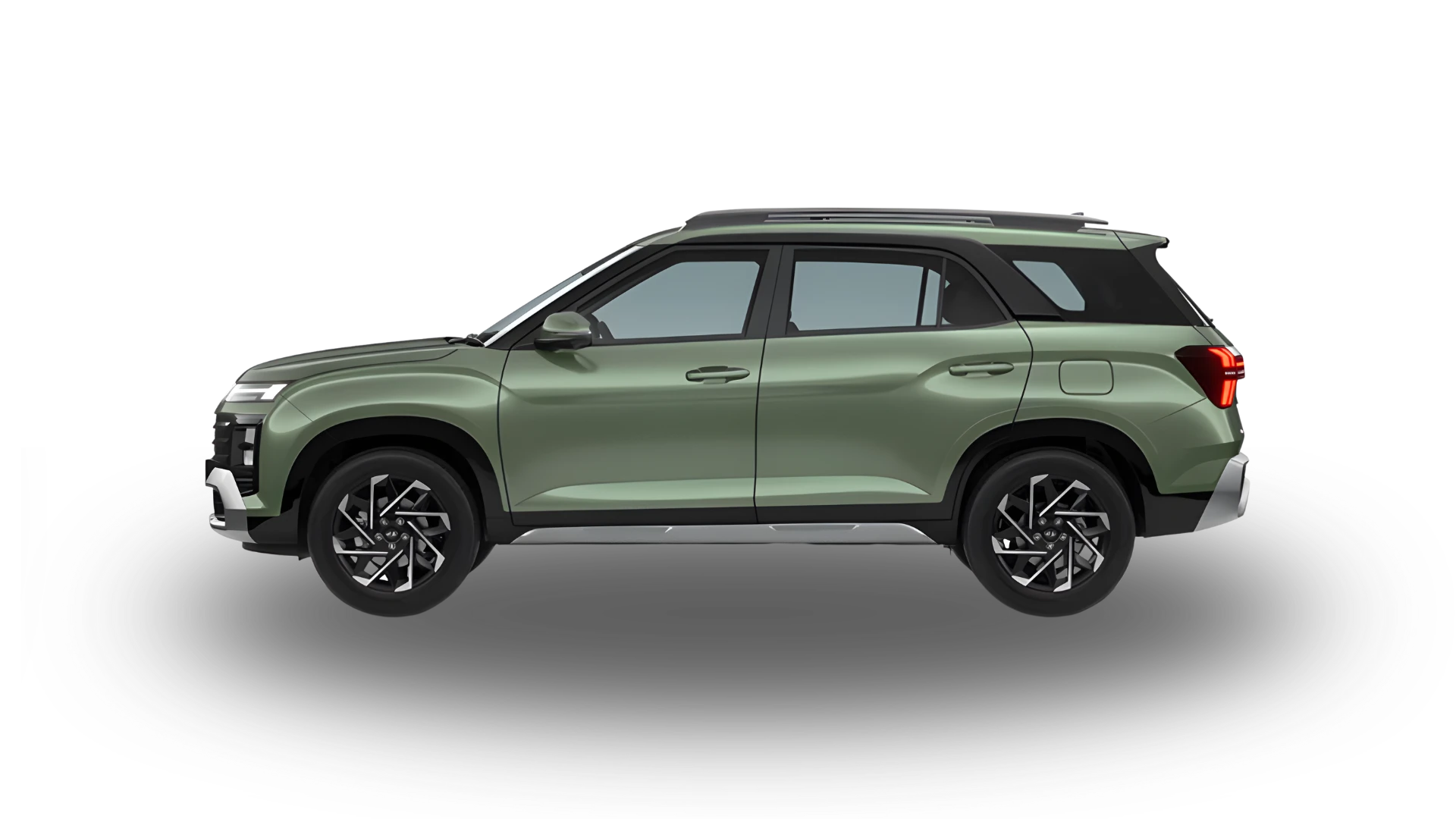 Hyundai Alcazar left side view.